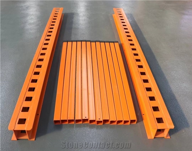 Natural Stone Galvanized Slab Rack Rails,Display Rack
