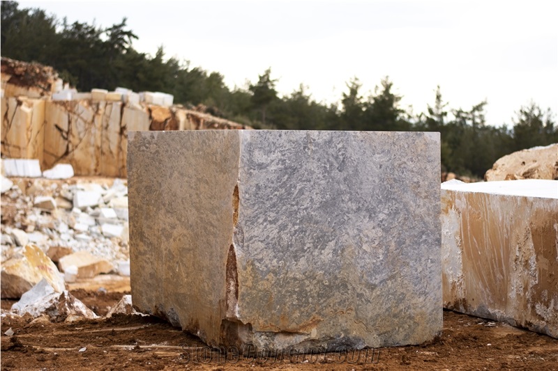 Aegean Silver Marble - Aegean Light Silver Marble Quarry