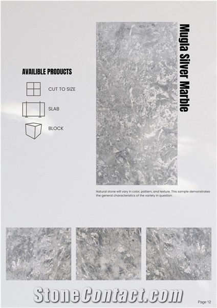 Aegean Silver Marble - Aegean Light Silver Marble Quarry