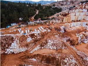 Aegean Silver Marble - Aegean Light Silver Marble Quarry