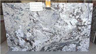 Glacier White Granite Polished Gangsaw Slabs Glacier White Granite Polished Gangsaw Slabs