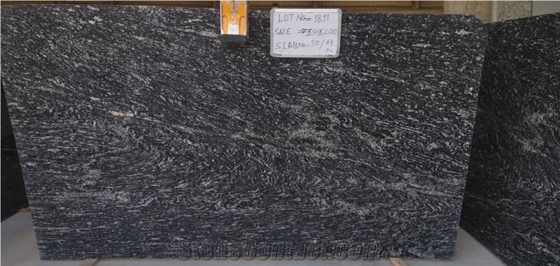 Markino Black Granite Polished Gangsaw Slabs