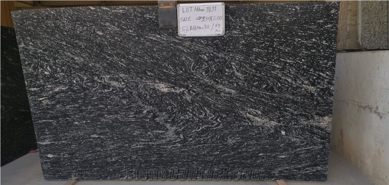 Markino Black Granite Polished Gangsaw Slabs