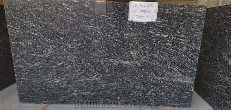 Markino Black Granite Polished Gangsaw Slabs