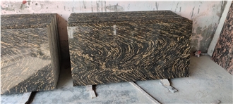 Markino Gold Granite Polished Countertops Bullnose Edge