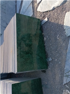 Verde Guatemala Marble Polished Tiles
