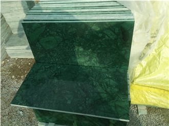 Verde Guatemala Marble Polished Tiles