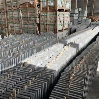 China Rice Grain White Granite Flamed Granite Thick Slabs