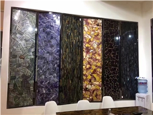 Agate Wall Panels Semiprecious Stone Tiles Agate Wall Panels Semiprecious Stone Tiles