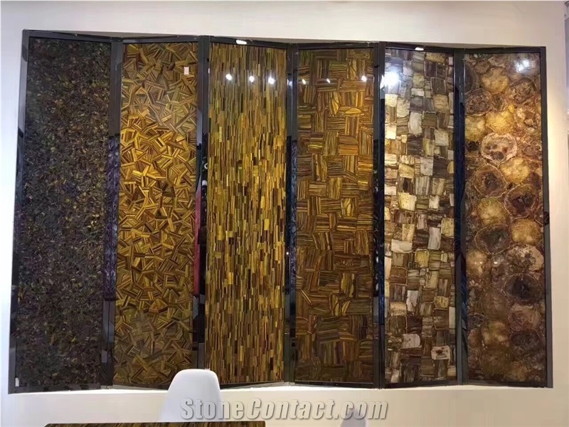 Agate Wall Panels Semiprecious Stone Tiles
