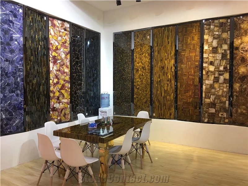 Agate Wall Panels Semiprecious Stone Tiles