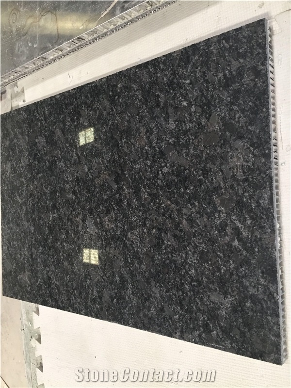 Indian Steel Grey Granite Slab Laminated Honeycomb Panels