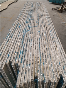 Mayotte Beige Limestone Slab Tile Laminated Honeycomb Panels