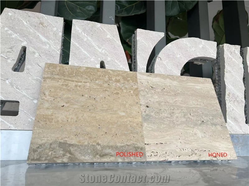 Travertine Paradiso Filled Polished Honeycomb Panels