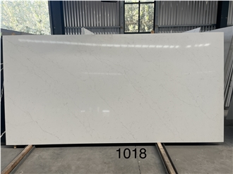 Calacatta Quartz Slabs Glossy Solid Surface