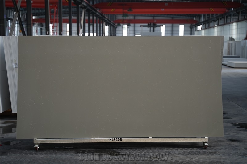 Calacatta Quartz Slabs Glossy Solid Surface