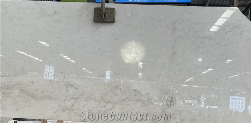 Glacier White Engineered Stone Slabs