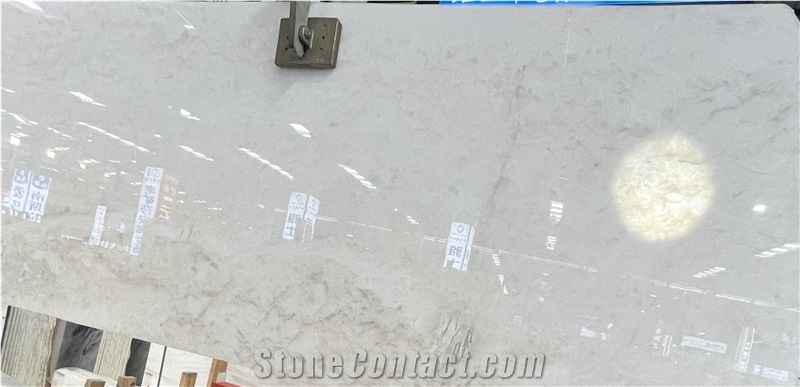 Glacier White Engineered Stone Slabs