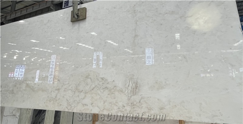Glacier White Engineered Stone Slabs