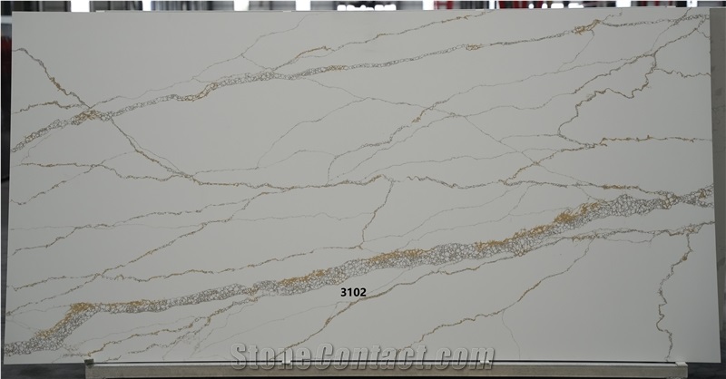 White Quartz Stone Slabs Artificial Stone Slabs