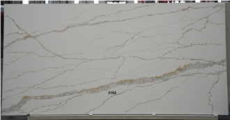 White Quartz Stone Slabs Artificial Stone Slabs