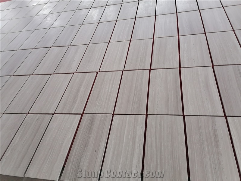 Dry Lay Bianco Poive White Vein Marble Tiles