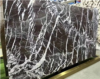 GLM - Breccia Vino Marble Slab/ Tiles 3/4" Polished Stone