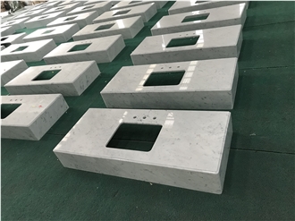 High Quality Calacatta White Marble Bathroom Countertop