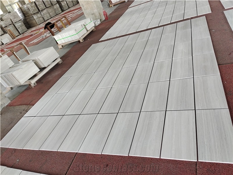 White Wood Marble Tiles, Flooring
