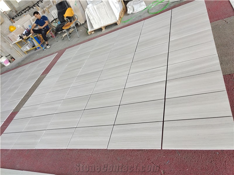 White Wood Marble Tiles, Flooring