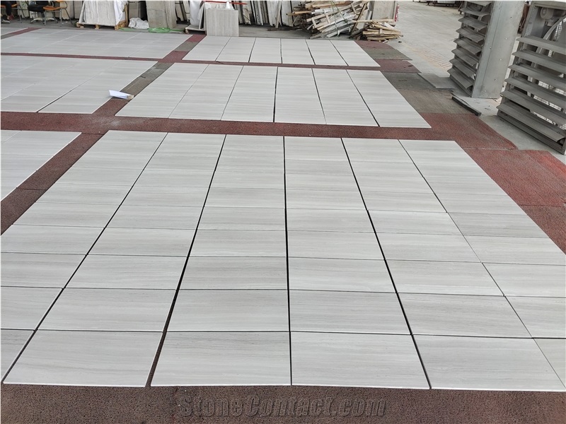 White Wood Marble Tiles, Flooring