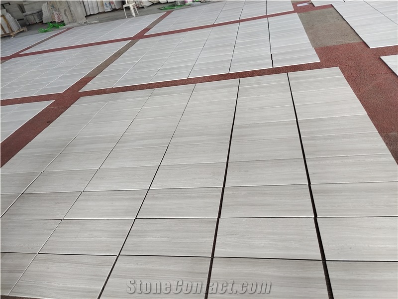 White Wood Marble Tiles, Flooring