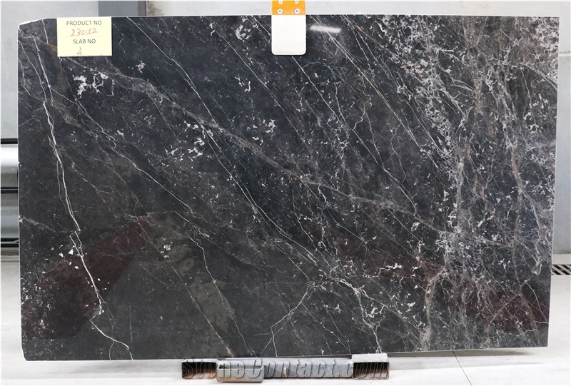 Darius Black Marble Slabs - 23012