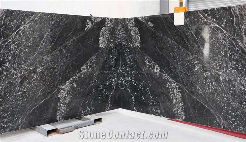 Darius Black Marble Slabs - 23012