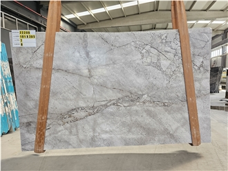 Gaia Grey Marble Slabs- 22208