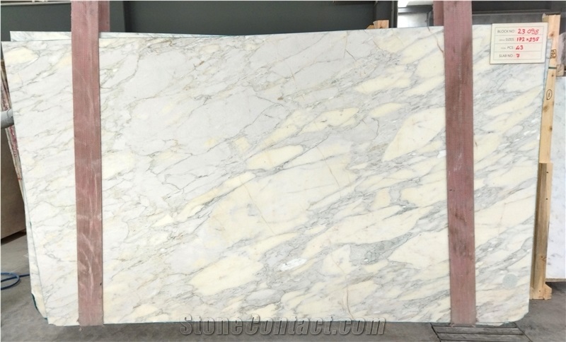 Oyster White Marble Slabs - 23098