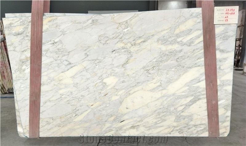 Oyster White Marble Slabs - 23098