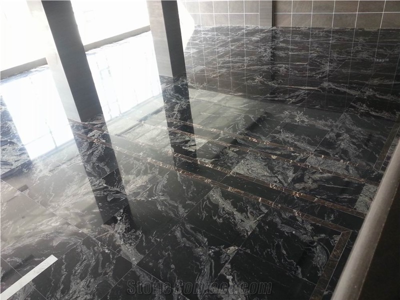 Chinese Baroque Black Royal Ballet Granite Slabs