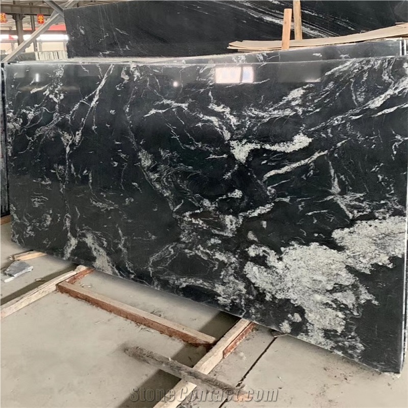 Chinese Baroque Black Royal Ballet Granite Slabs