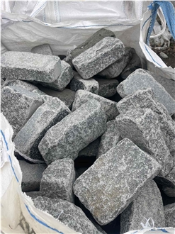 Gabbro Diabase Dark Magma Split Then Tumbled Cubes