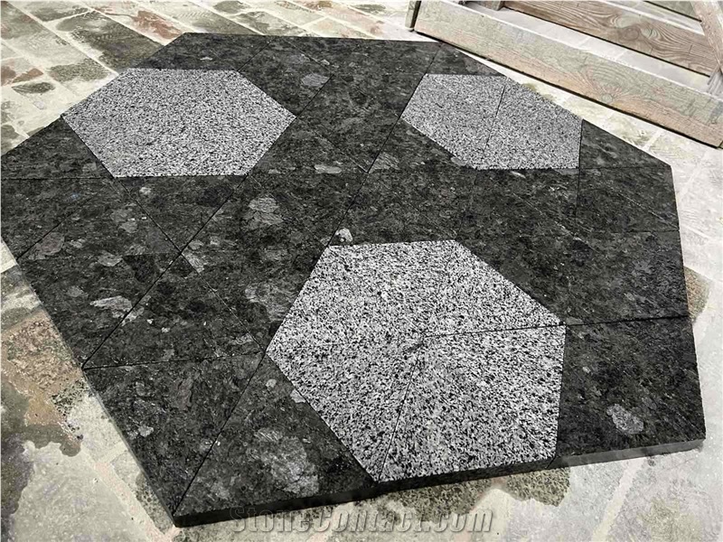 UA Labradorite Blue Seven Oceans Figured Pavement