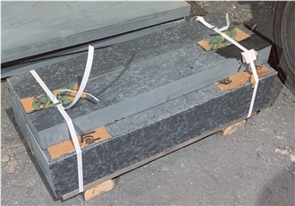 Ukrainian Basalt Black Moon Block Steps
