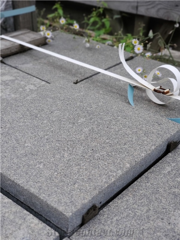 Ukrainian Gabbro Darg Magma Flamed Tiles