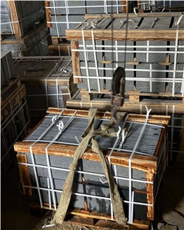 Ukrainian Gabbro Darg Magma Flamed Tiles