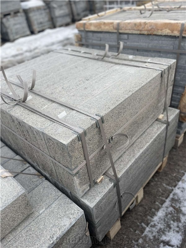 Ukrainian Gabbro Diabase Dark Magma Block Steps