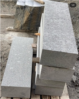 Ukrainian Gabbro Diabase Dark Magma Block Steps