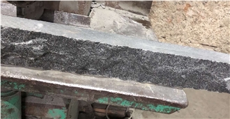 Ukrainian Gabbro Diabase Dark Magma Kerbstone