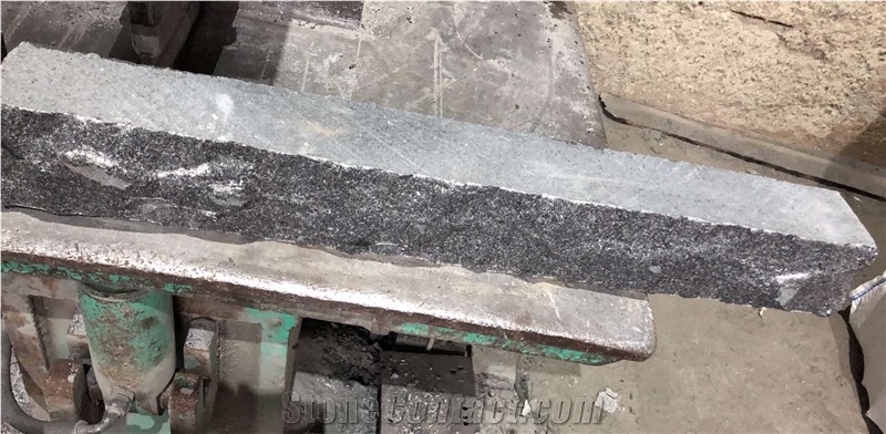 Ukrainian Gabbro Diabase Dark Magma Kerbstone
