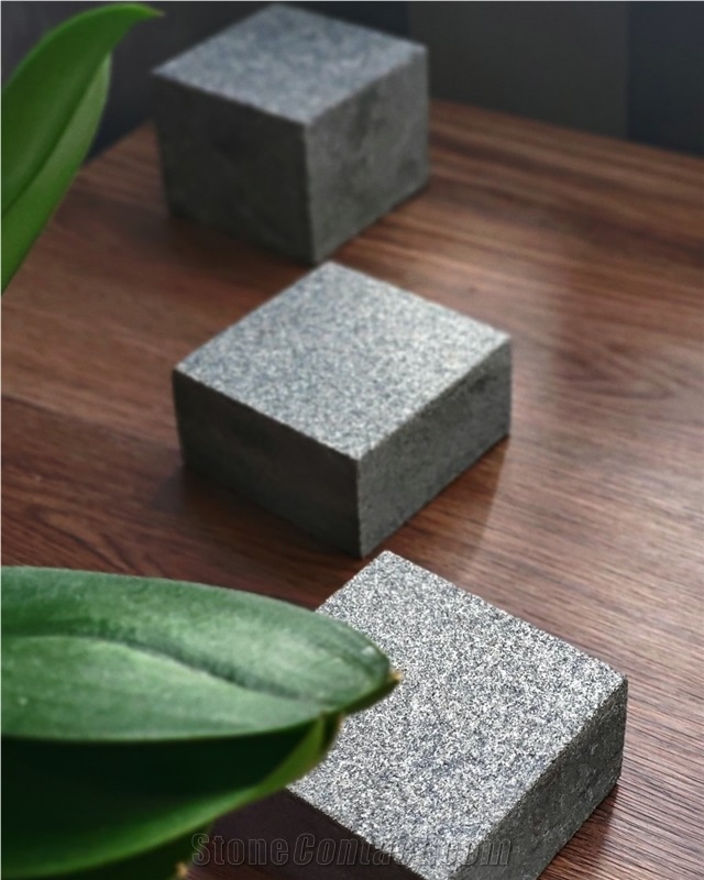 Ukrainian Gabbro Diabase Dark Magma Paving Stone