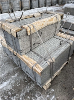 Ukrainian Gabbro Diabase Dark Magma Pool Edge Tiles